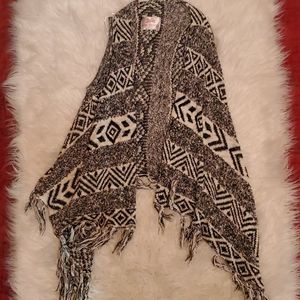 Justice black and white cover up. Size 8/10